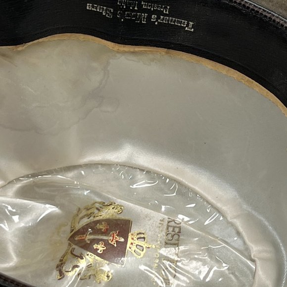 Resistol Self Conforming Long Oval Cowboy Hat Brown Tanners Idaho Fedora - Picture 5 of 16